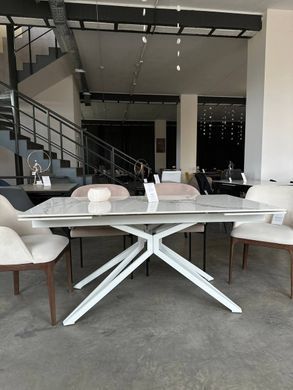 Стіл розкладний STAR STATURARIO WHITE Concepto 160(240)x90 Білий Глянец фотографія