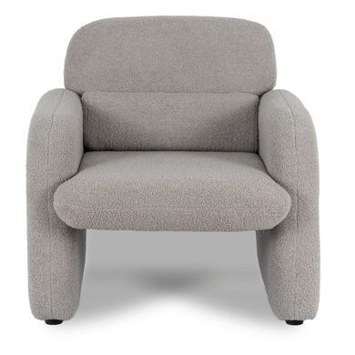 Кресло MEBEL ELITE TOGO Серый Букле фотография