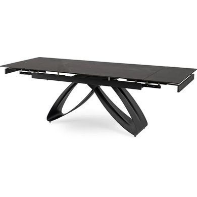 Стіл розкладний MEBEL ELITE LUIGI 160(240)х91 см Чорний мармур фотографія