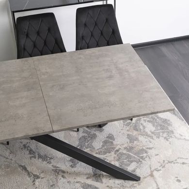 Стіл розкладний MEBEL ELITE HAMILTON 160(200)х90 Сірий бетон фотографія