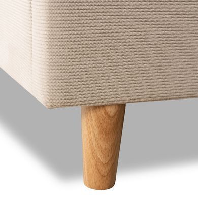 Ліжко двоспальне MEBEL ELITE KIOTO 140x200 см Беж фотографія