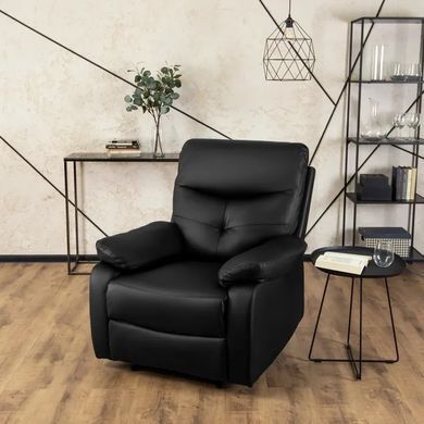 Массажное кресло MEBEL ELITE INTER экокожа Черный фотография