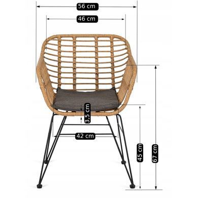 Стул MEBEL ELITE MUSA Дерево фотография