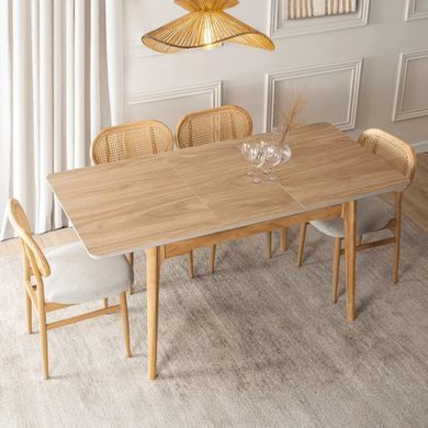Стіл розкладний MEBEL ELITE SAMER 120(160)х80 см Дуб фотографія