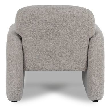 Кресло MEBEL ELITE TOGO Серый Букле фотография