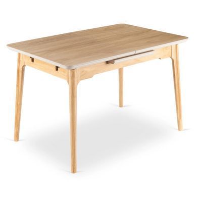 Стіл розкладний MEBEL ELITE SAMER 120(160)х80 см Дуб фотографія