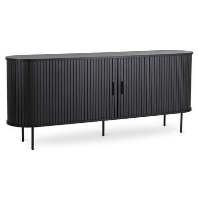 Комод MEBEL ELITE TRISH 180 Чорний фотографія