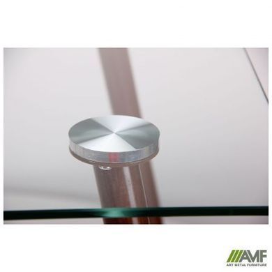Стіл обідній Умберто AMF 120X70 Горіх /Скло Прозоре фотографія