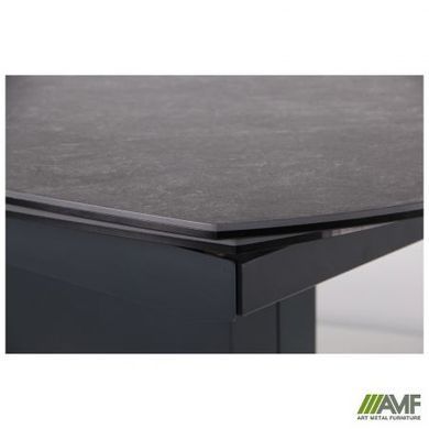 Стол раскладной Billy anthracite AMF 120(180)X90 сeramics Calacatta nero фотография