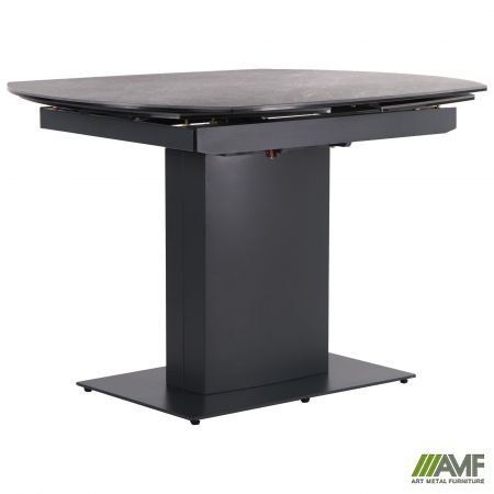 Стіл розкладний Billy anthracite AMF 120(180)X90 сeramics Calacatta nero фотографія