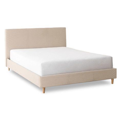 Кровать двуспальная MEBEL ELITE KIOTO 140x200 см Беж фотография