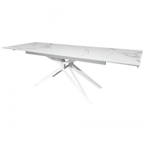 Стіл розкладний STAR STATURARIO WHITE Concepto 160(240)x90 Білий Глянец фотографія