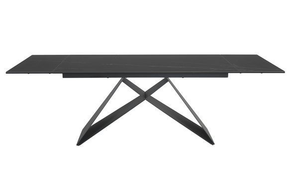 Стіл Обідній WESTIN CERAMIC Signal 160(240)X90 SAHARA NOIR / Чорний фотографія