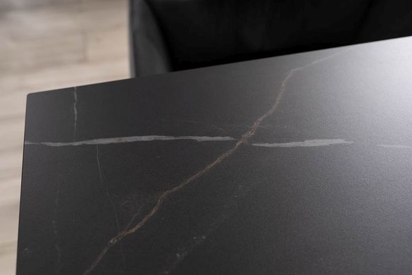 Стіл Обідній WESTIN CERAMIC Signal 160(240)X90 SAHARA NOIR / Чорний фотографія