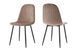 Стул Ярис Микс Мебель черный/велюр бежевый Bluvel-40