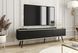 Тумба під телевізор Perfect Home Оро / Oro 3-дверна з чорними ніжками RTV175 Чорний фотографія