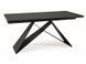 Стіл Обідній WESTIN CERAMIC Signal 160(240)X90 SAHARA NOIR / Чорний фотографія