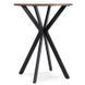 Стіл MEBEL ELITE LAUREN 60X60 Дуб рустик/ чорний