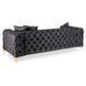 Диван MEBEL ELITE SORRENTO 3S Черный