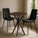 Стол MEBEL ELITE LAUREN 60X60 Дуб рустик/ черный фотография