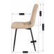 Стул бархатный MEBEL ELITE PERU Velvet, Бежевый