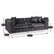 Диван MEBEL ELITE SORRENTO 3S Черный