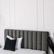 Кровать двуспальная бархатная 140x200 MEBEL ELITE MARI Velvet Серый