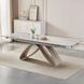 Стол раскладной MEBEL ELITE LUIGI 160(240)х90 см Серый мрамор/кашемир