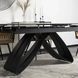Стіл розкладний MEBEL ELITE LUIGI 160(240)х91 см Чорний мармур