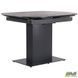 Стол раскладной Billy anthracite AMF 120(180)X90 сeramics Calacatta nero