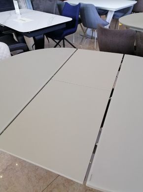 Стіл розкладний TML-651 VETRO 105x105 Капучино фотографія