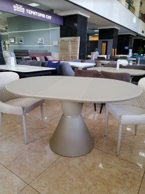 Стіл розкладний TML-651 VETRO 105x105 Капучино фотографія