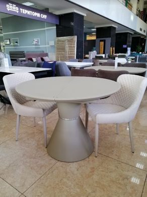 Стіл розкладний TML-651 VETRO 105x105 Капучино фотографія
