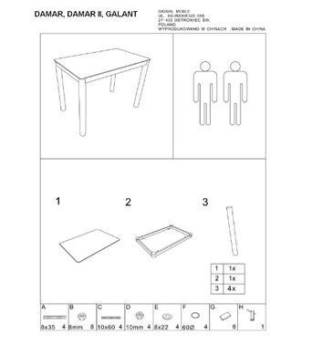 Стол Раскладной FRESNO Signal 120(180)x80 Дуб / Черный фотография