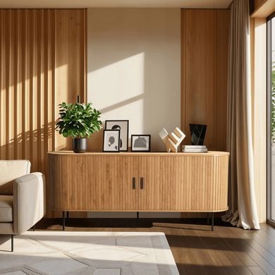 Комод MEBEL ELITE TRISH 180 Дуб фотографія