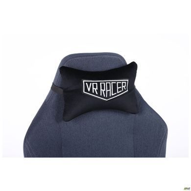 Комп'ютерне крісло VR Racer Textile Darrius Чорний фотографія