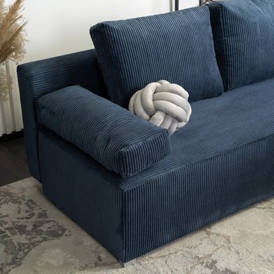 Диван MEBEL ELITE MARKO 195 см Синій фотографія