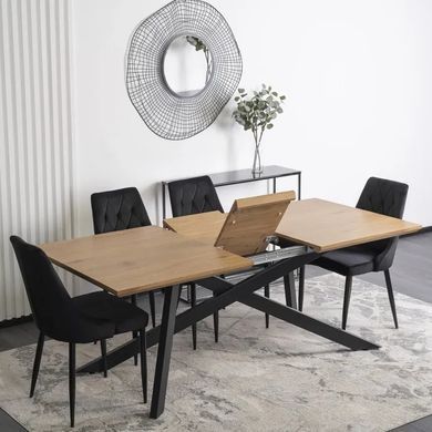 Стол раскладной MEBEL ELITE HAMILTON 160(200)х90 Золотой дуб фотография