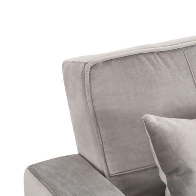 Крісло розкладне MEBEL ELITE SOLOR Velvet Сірий фотографія