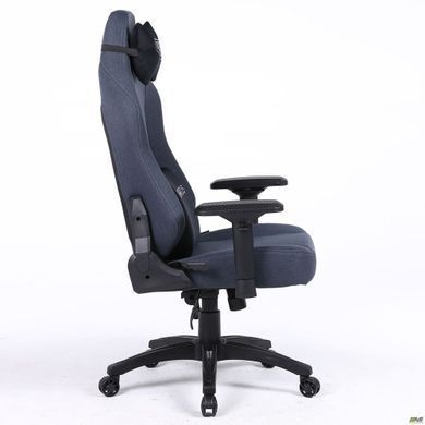 Комп'ютерне крісло VR Racer Textile Darrius Чорний фотографія
