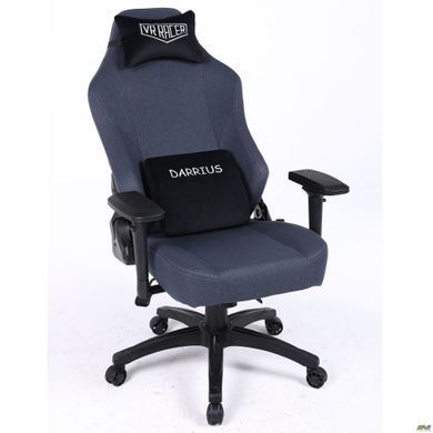 Комп'ютерне крісло VR Racer Textile Darrius Чорний фотографія