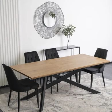 Стол раскладной MEBEL ELITE HAMILTON 160(200)х90 Золотой дуб фотография