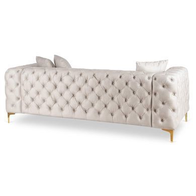 Диван MEBEL ELITE SORRENTO 3S Кремовое фотография