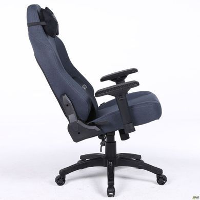 Комп'ютерне крісло VR Racer Textile Darrius Чорний фотографія