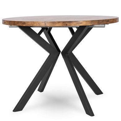 Стол раскладной круглый MEBEL ELITE DORIAN 80(160)х80 см Дуб рустик фотография