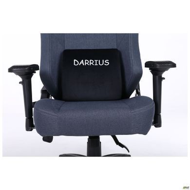 Комп'ютерне крісло VR Racer Textile Darrius Чорний фотографія