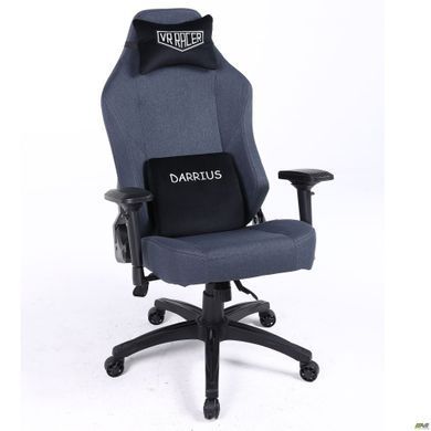 Комп'ютерне крісло VR Racer Textile Darrius Чорний фотографія