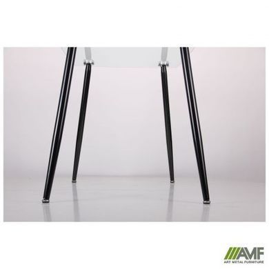 Стіл обідній Умберто AMF 120X70 Чорний /Скло Прозоре фотографія