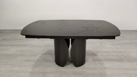 Стол раскладной EDGAR Intarsio 160(240)*90 бронзовый/коричневый фотография