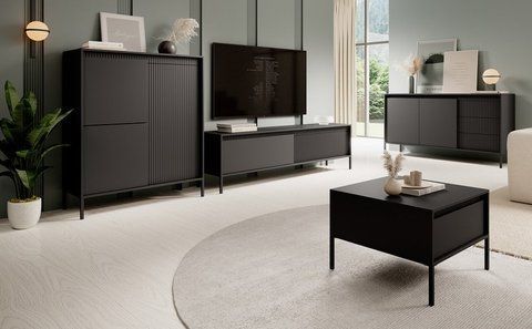 Стенка Perfect Home Сенсо / Senso A Черный фотография